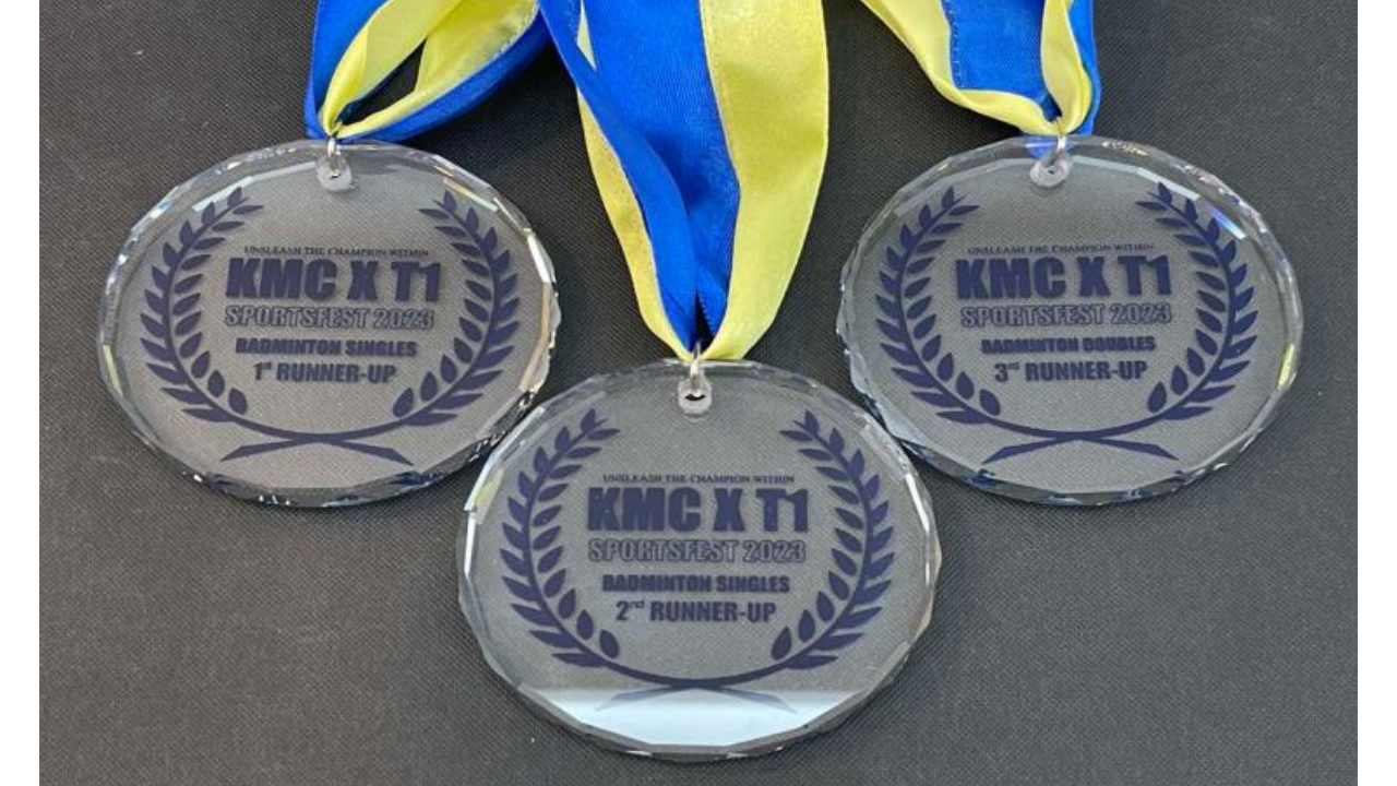 Crystal Round Medals