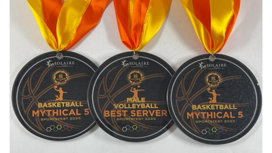 Glass Custom Shape Medals