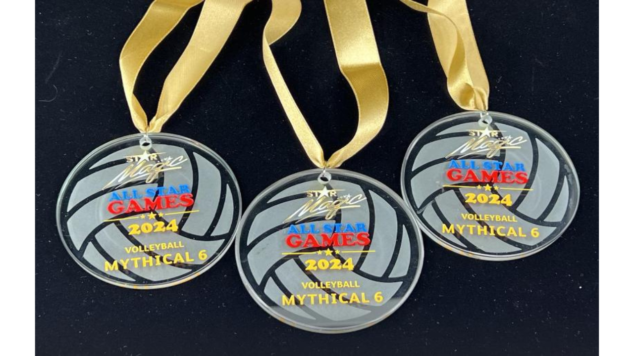 Glass Custom Shape Medals