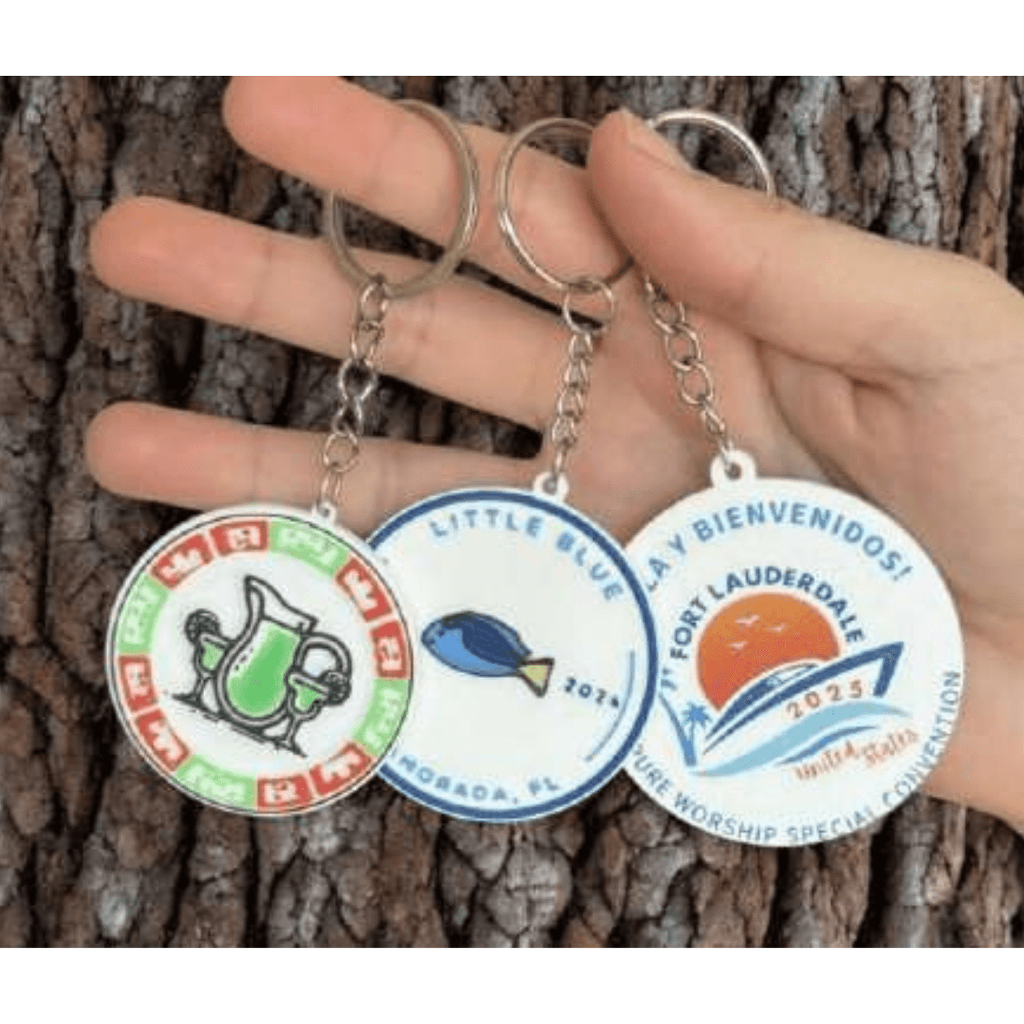 Acrylic Custom Logo Keychain