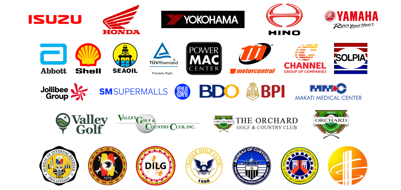 Collection of various brand awards exteremes was able to serve logos on a white background