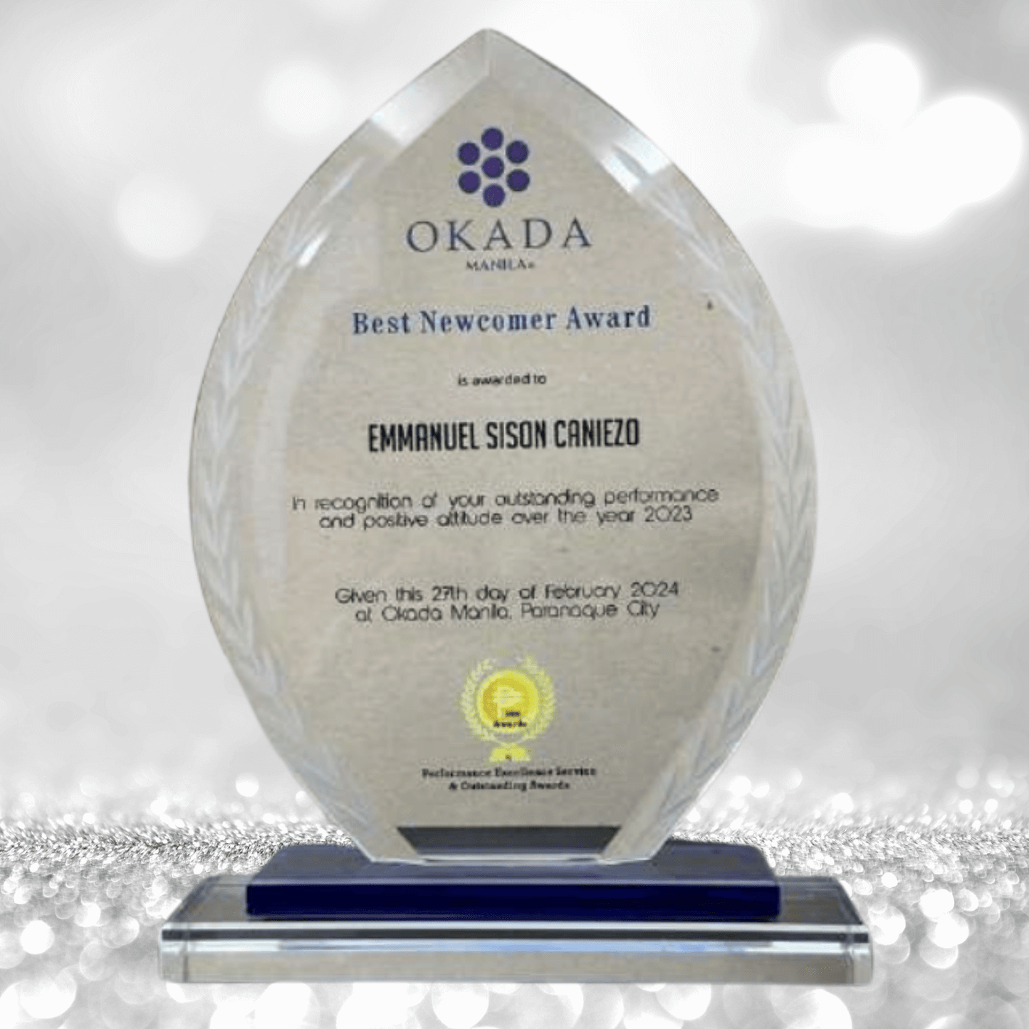 Crystal Trophy Awards - CT-018