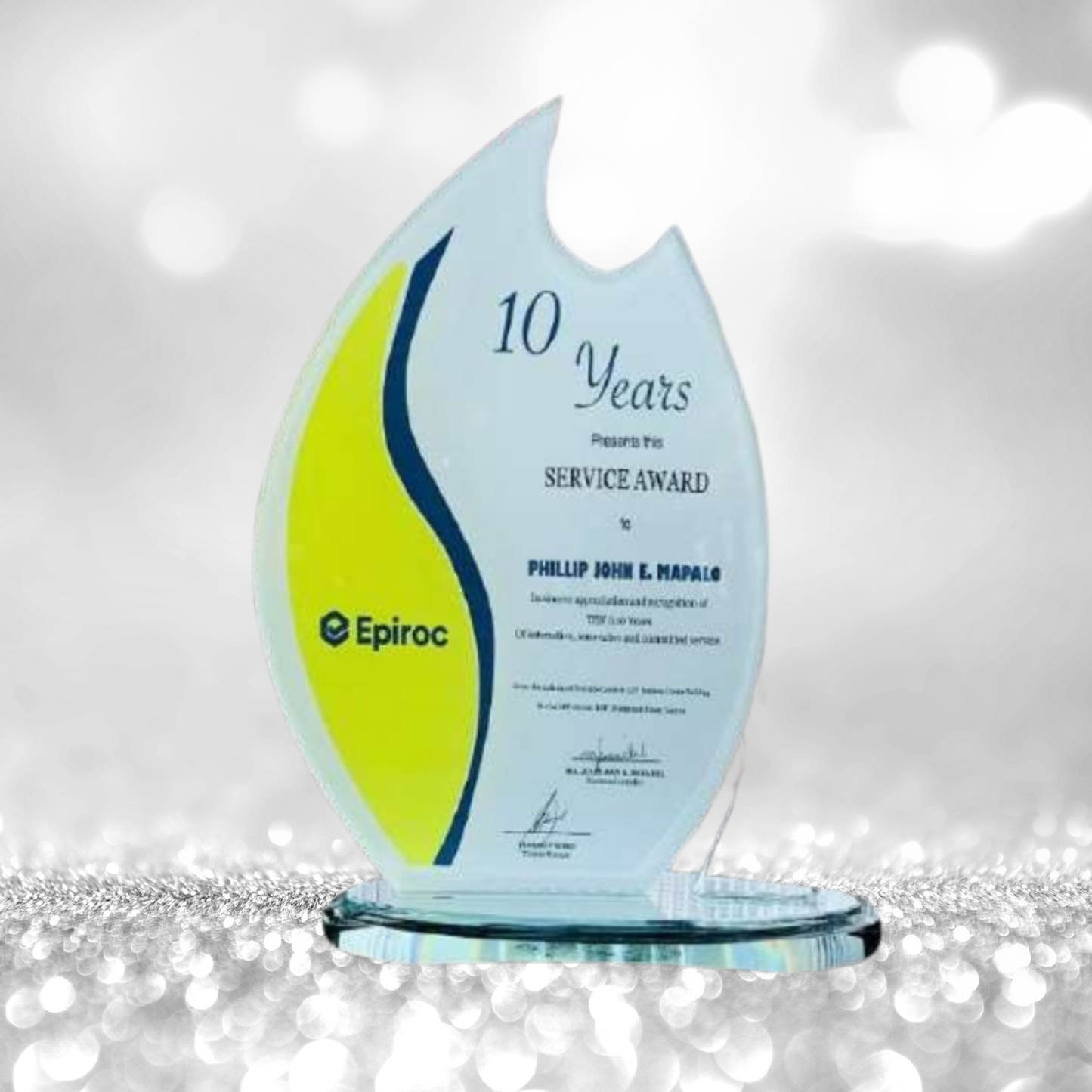 Best-Selling Glass Plaque Awards - GPA-002