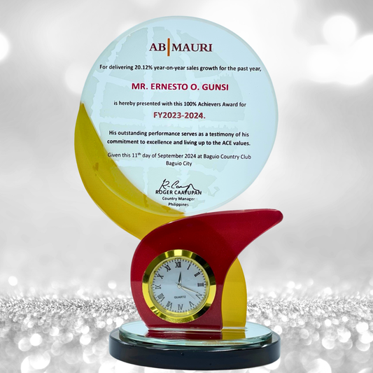 Best-Selling Glass Plaque Awards - GPA-003