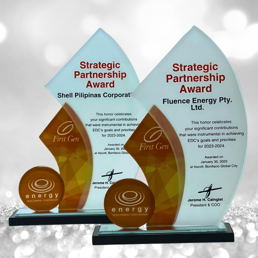 Best-Selling Glass Plaque Awards - GPA-005