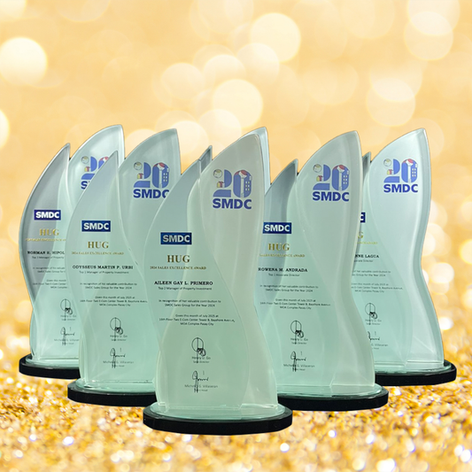 Best-Selling Glass Plaque Awards - GPA-009