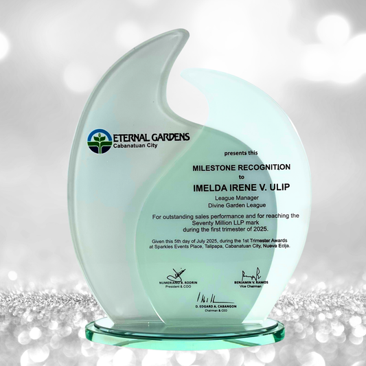 Best-Selling Glass Plaque Awards - GPA-010