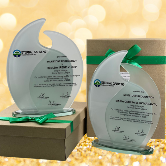 Best-Selling Glass Plaque Awards - GPA-010