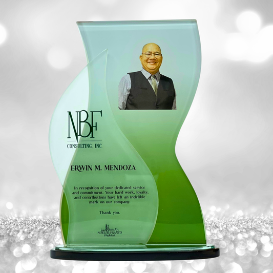 Best-Selling Glass Plaque Awards - GPA-011