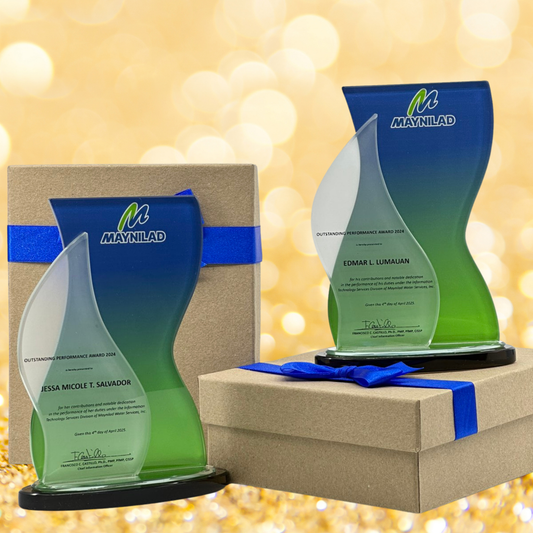 Best-Selling Glass Plaque Awards - GPA-011