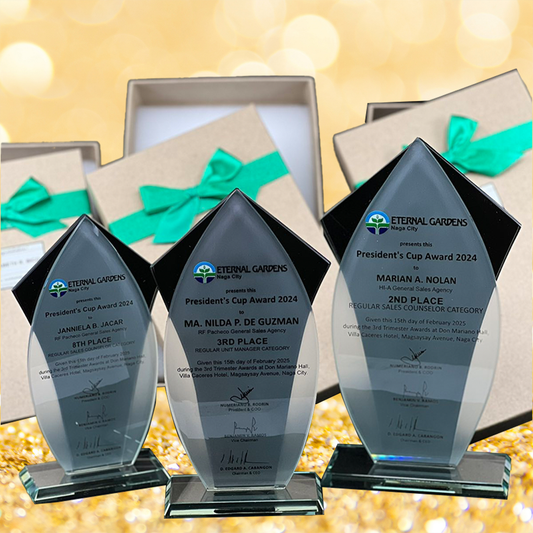 Best-Selling Glass Plaque Awards - GPA-013