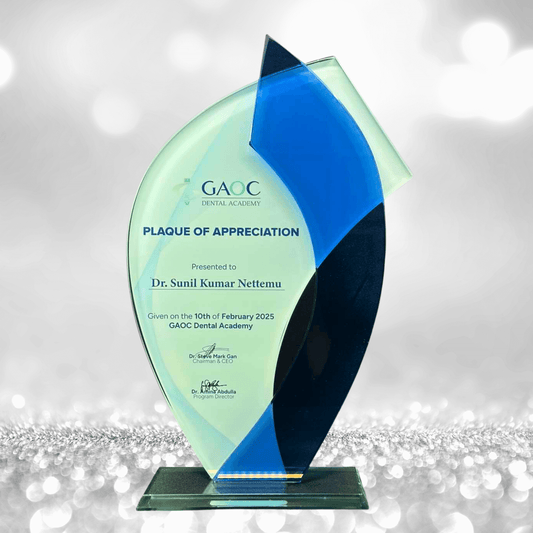 Best-Selling Glass Plaque Awards - GPA-016 *NEW DESIGN*