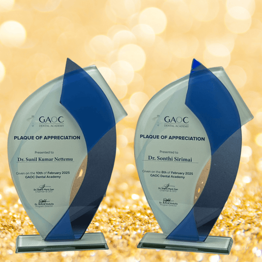 Best-Selling Glass Plaque Awards - GPA-016 *NEW DESIGN*