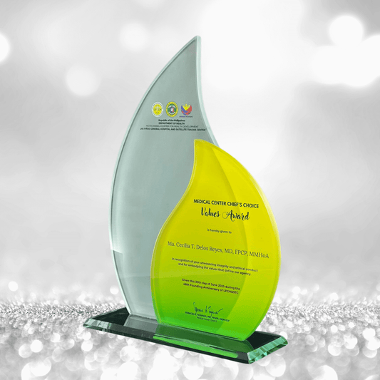 Best-Selling Glass Plaque Awards - GPA-021