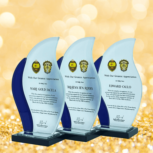 Best-Selling Glass Plaque Awards - GPA-027