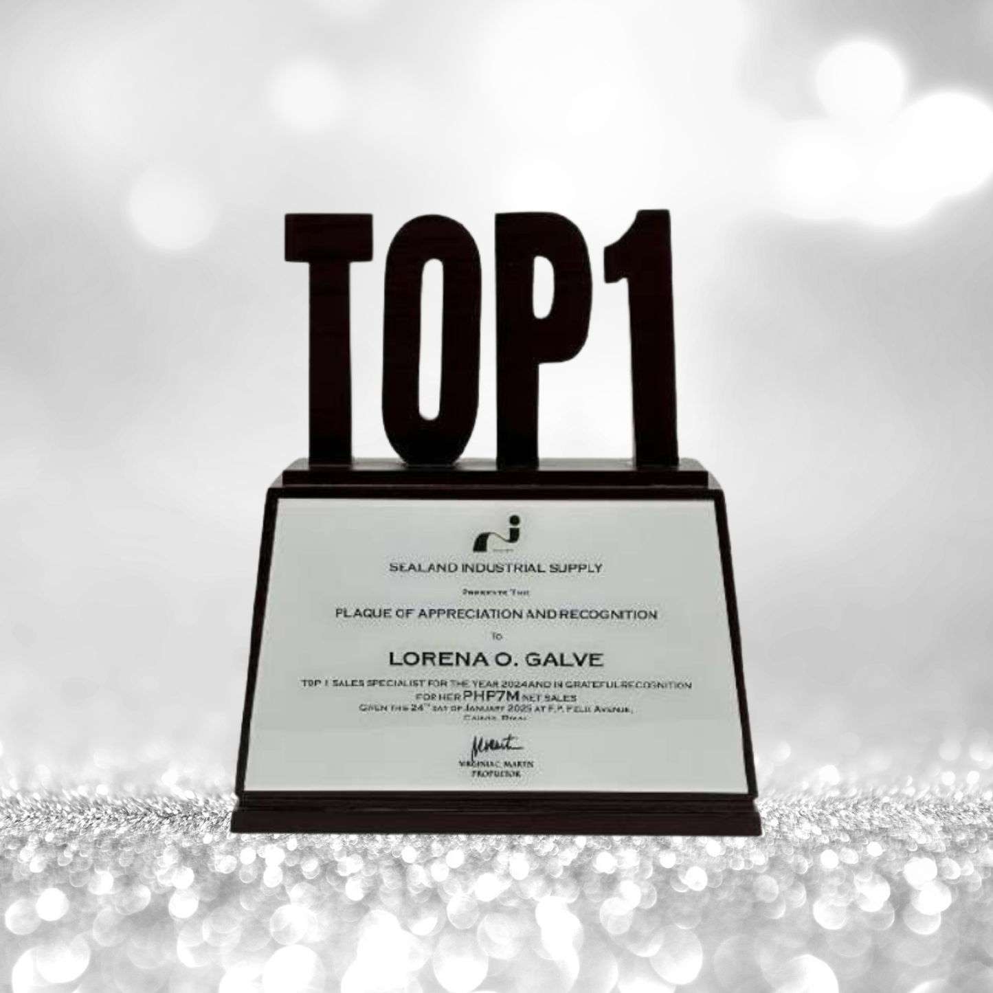 Best-Selling Wood Plaque Awards - GPA-039
