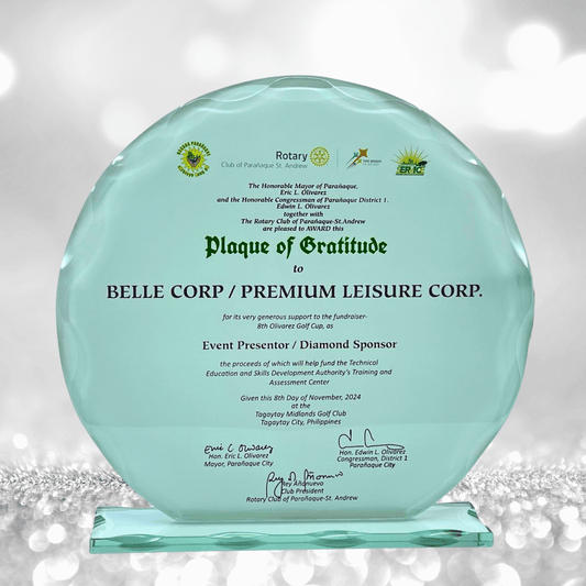Best-Selling Glass Plaque Awards - GPA-029