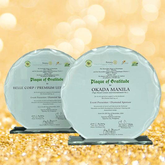 Best-Selling Glass Plaque Awards - GPA-029