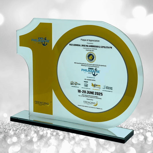 Best-Selling Glass Plaque Awards - GPA-036