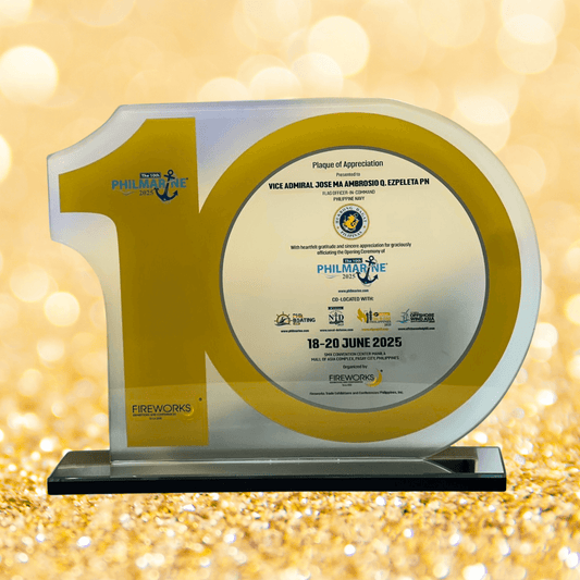 Best-Selling Glass Plaque Awards - GPA-036