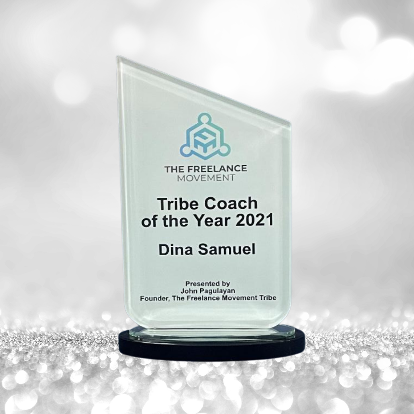 Rush Order Glass Plaque Awards - RA017