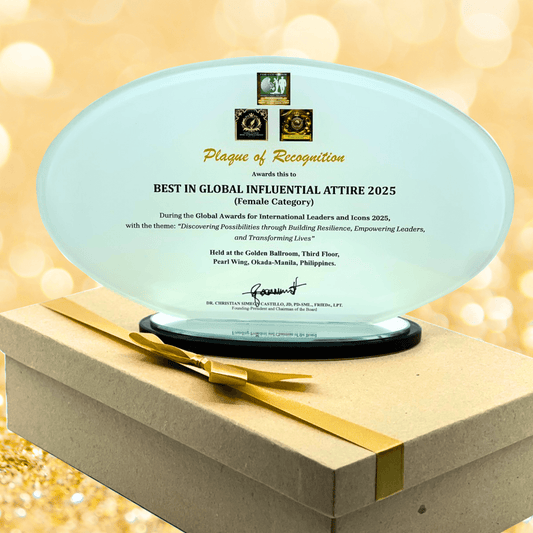 Rush Order Glass Plaque Awards - RA009