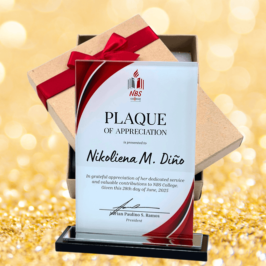 Rush Order Glass Plaque Awards - RA011