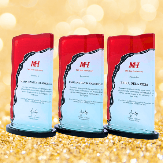 Rush Order Glass Plaque Awards - RA024