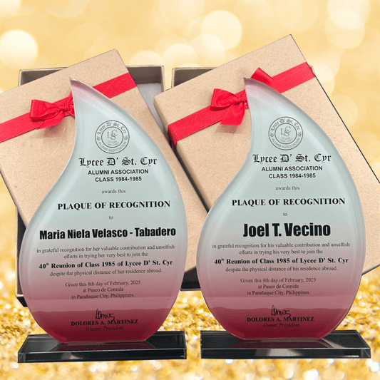 Rush Order Glass Plaque Awards - RA007