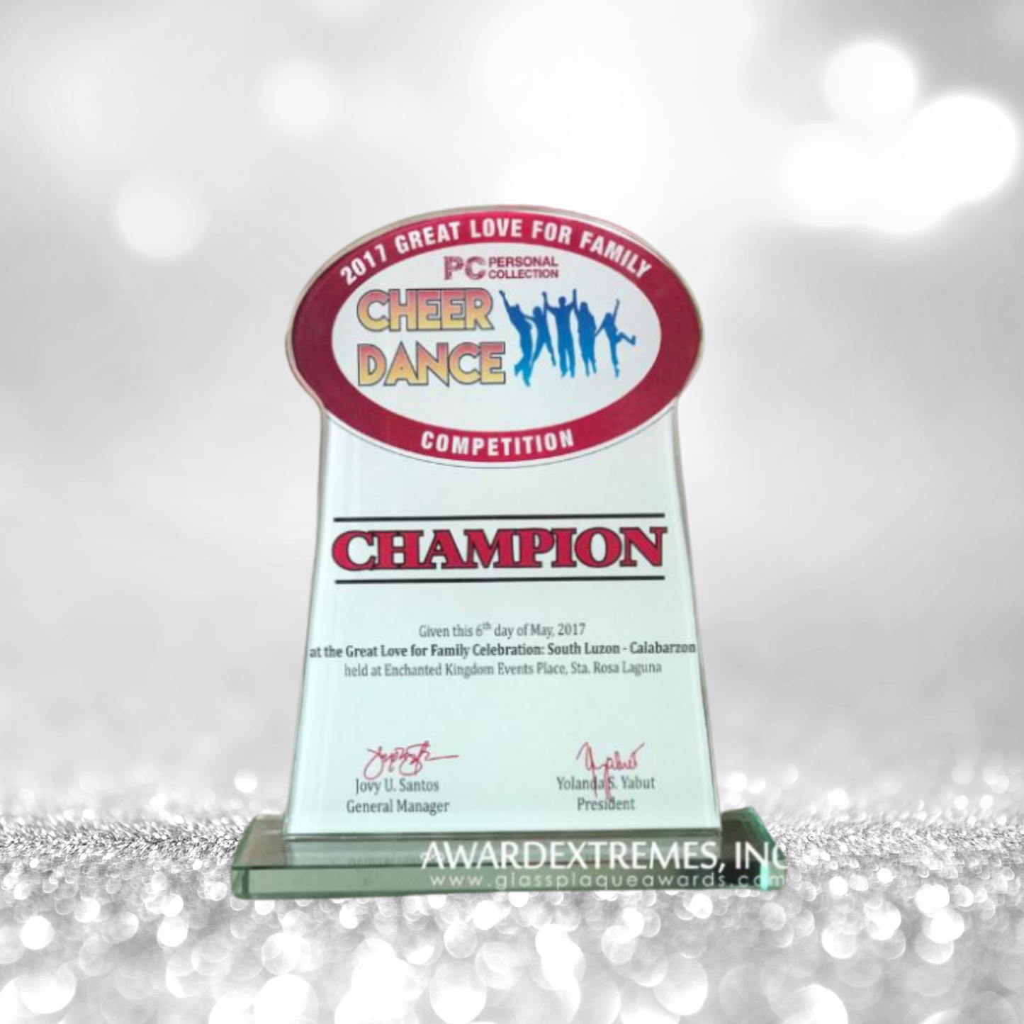 Glass Plaque and Awards Designs -SA-016