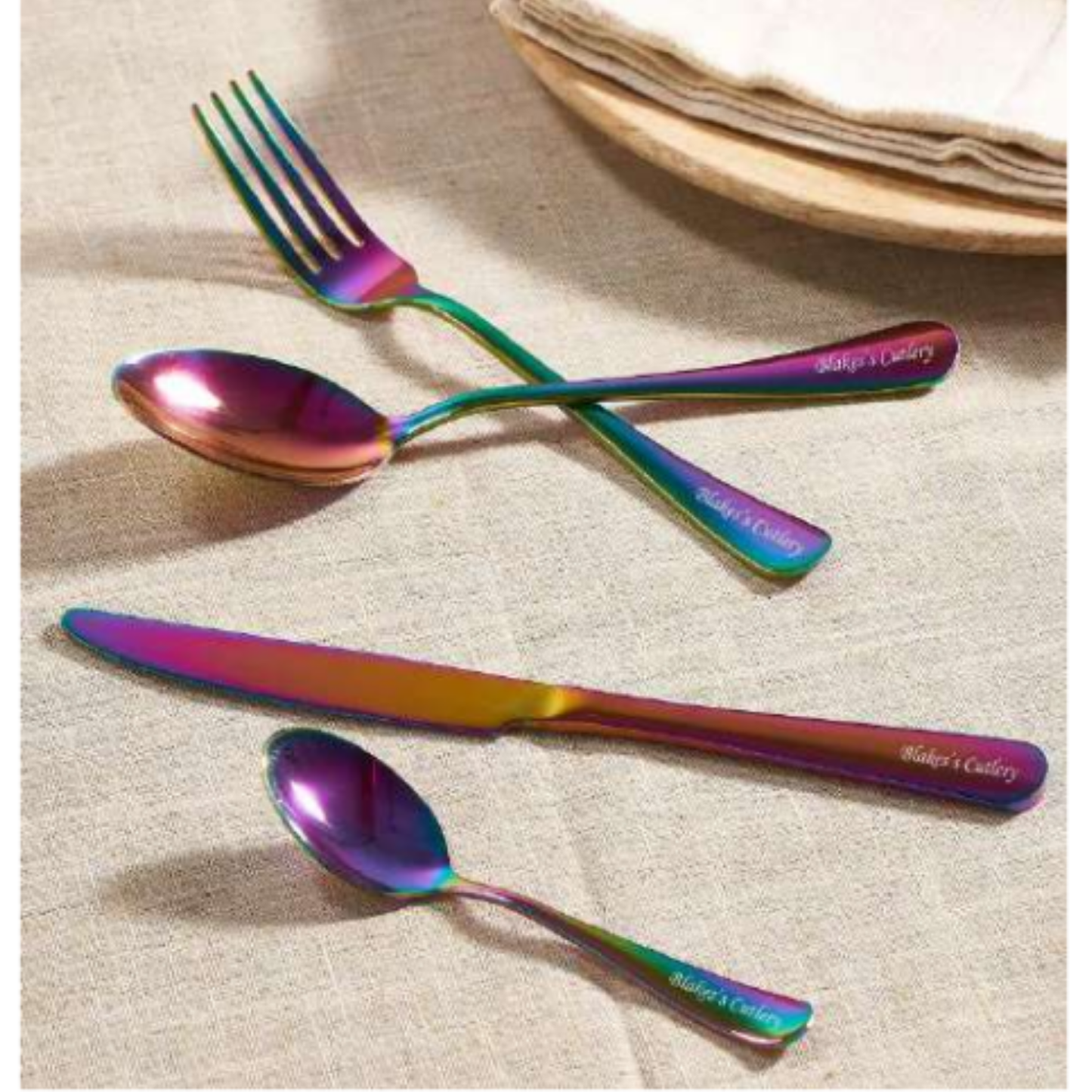 Cutlery - Personalize Products-SET OF SPOON & FORK-003