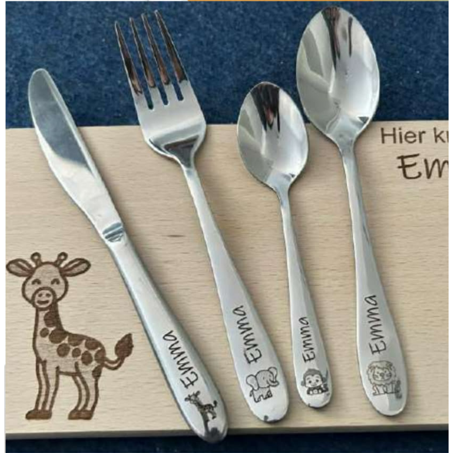 Cutlery - Personalize Products-SET OF SPOON & FORK-004