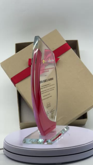 Best-Selling Glass Plaque Awards - GPA-019