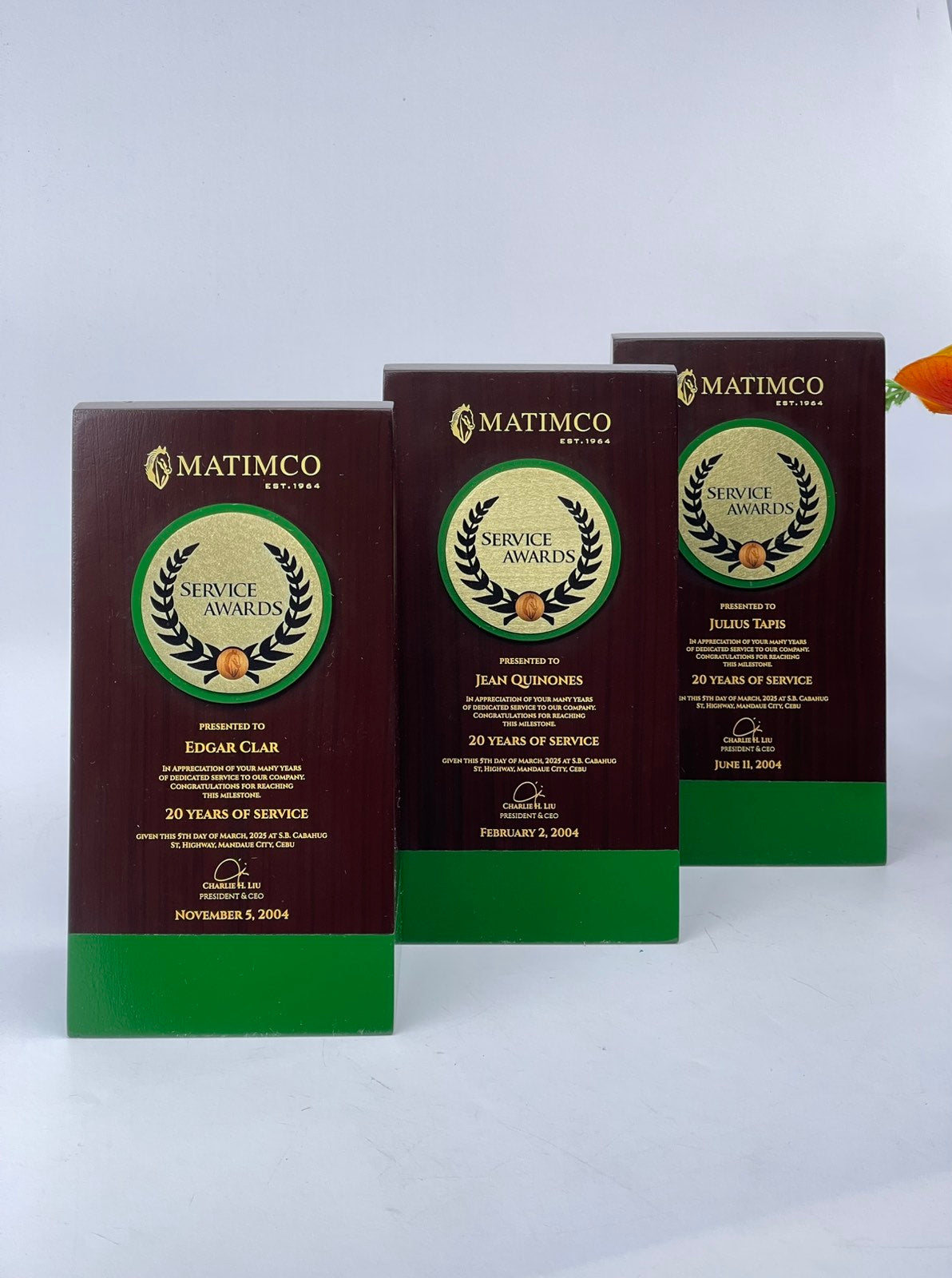 Best-Selling Wood Plaque Awards - GPA-042 *NEW DESIGN*