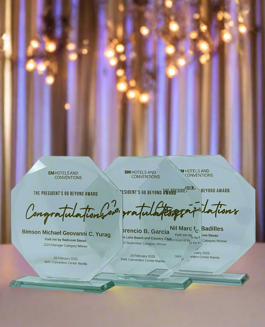 Best-Selling Glass Plaque Awards - GPA-030
