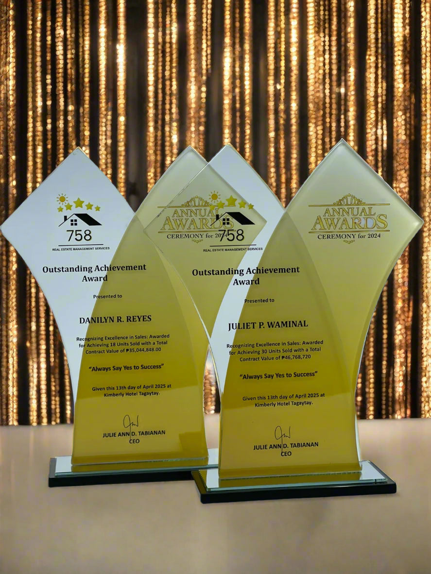 Best-Selling Glass Plaque Awards - GPA-014