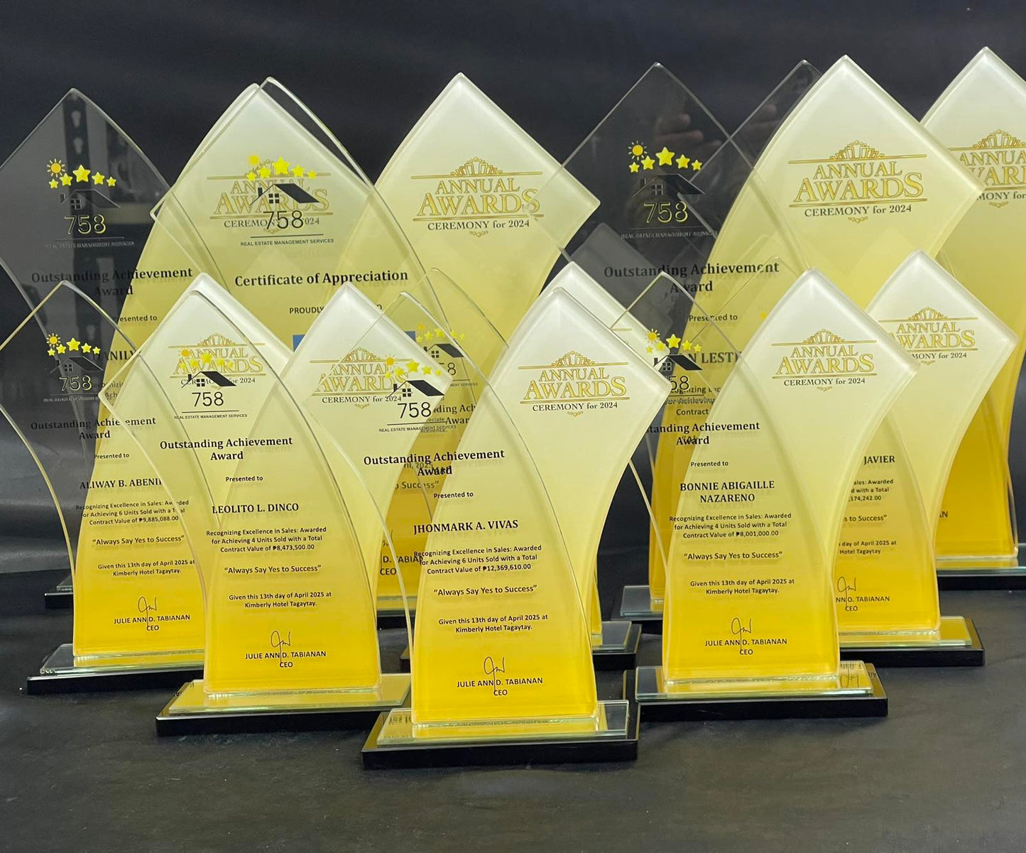 Best-Selling Glass Plaque Awards - GPA-014