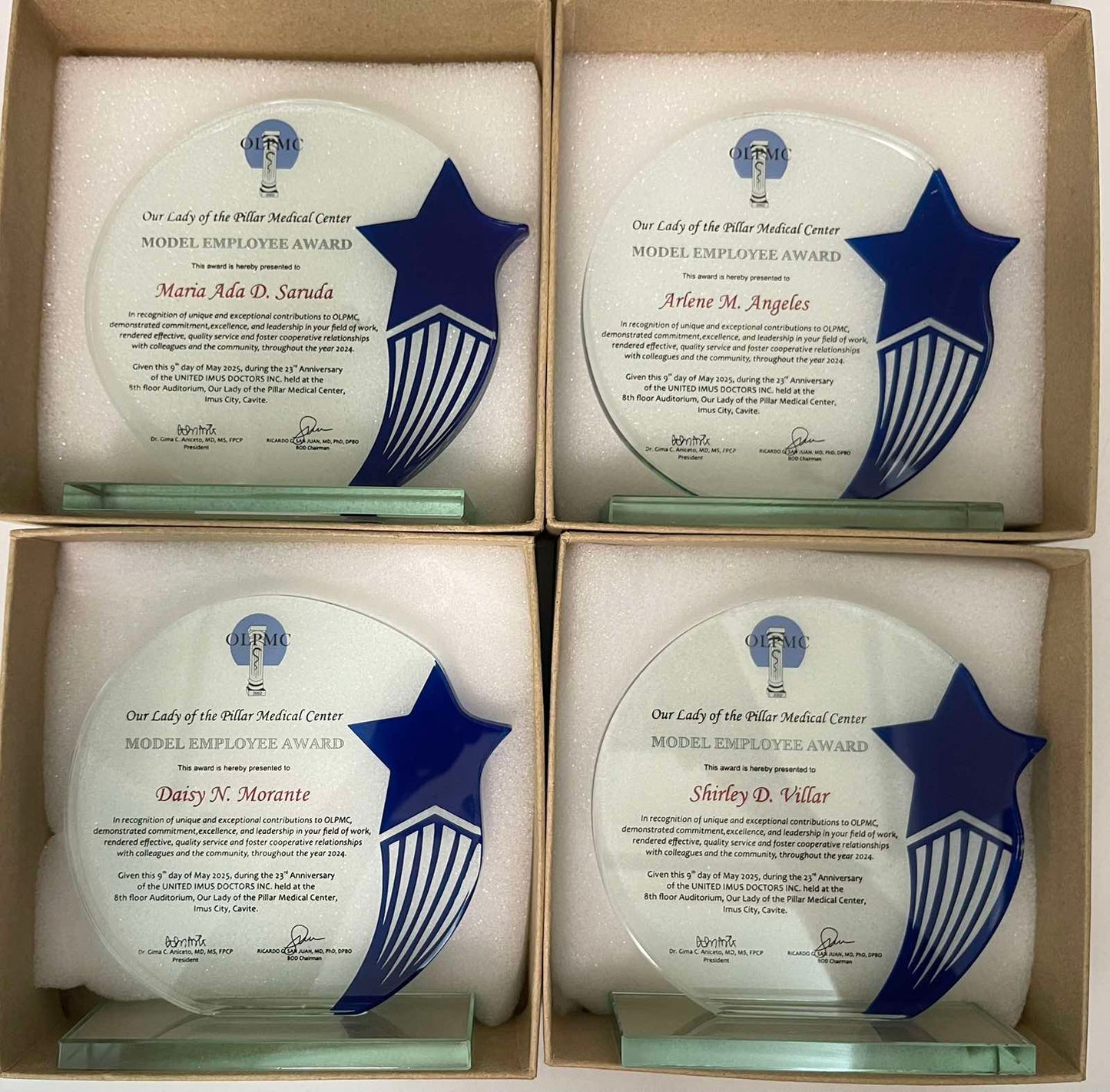 Best-Selling Glass Plaque Awards - GPA-024