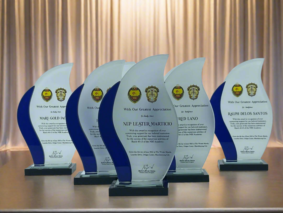 Best-Selling Glass Plaque Awards - GPA-027