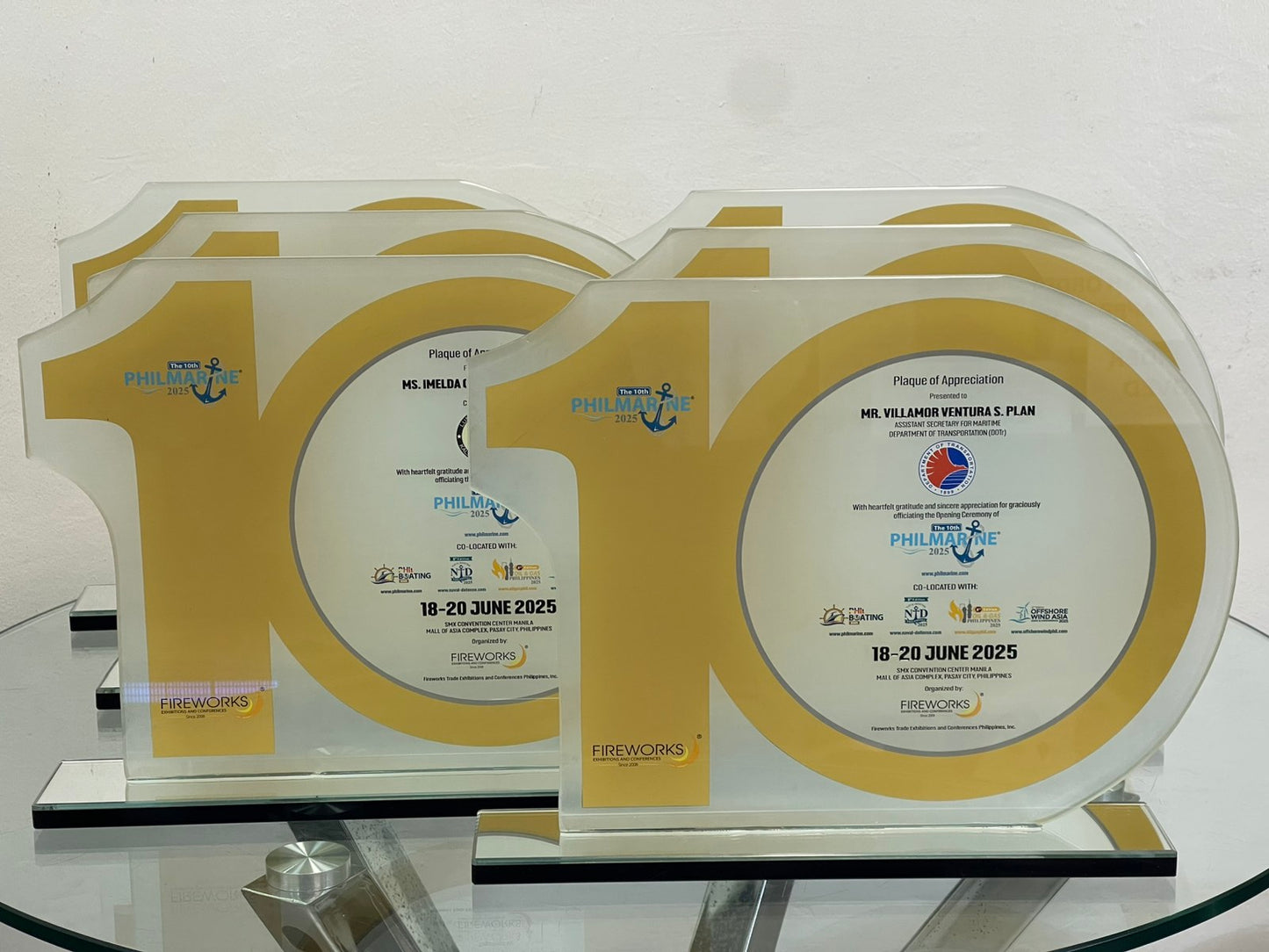 Best-Selling Glass Plaque Awards - GPA-036