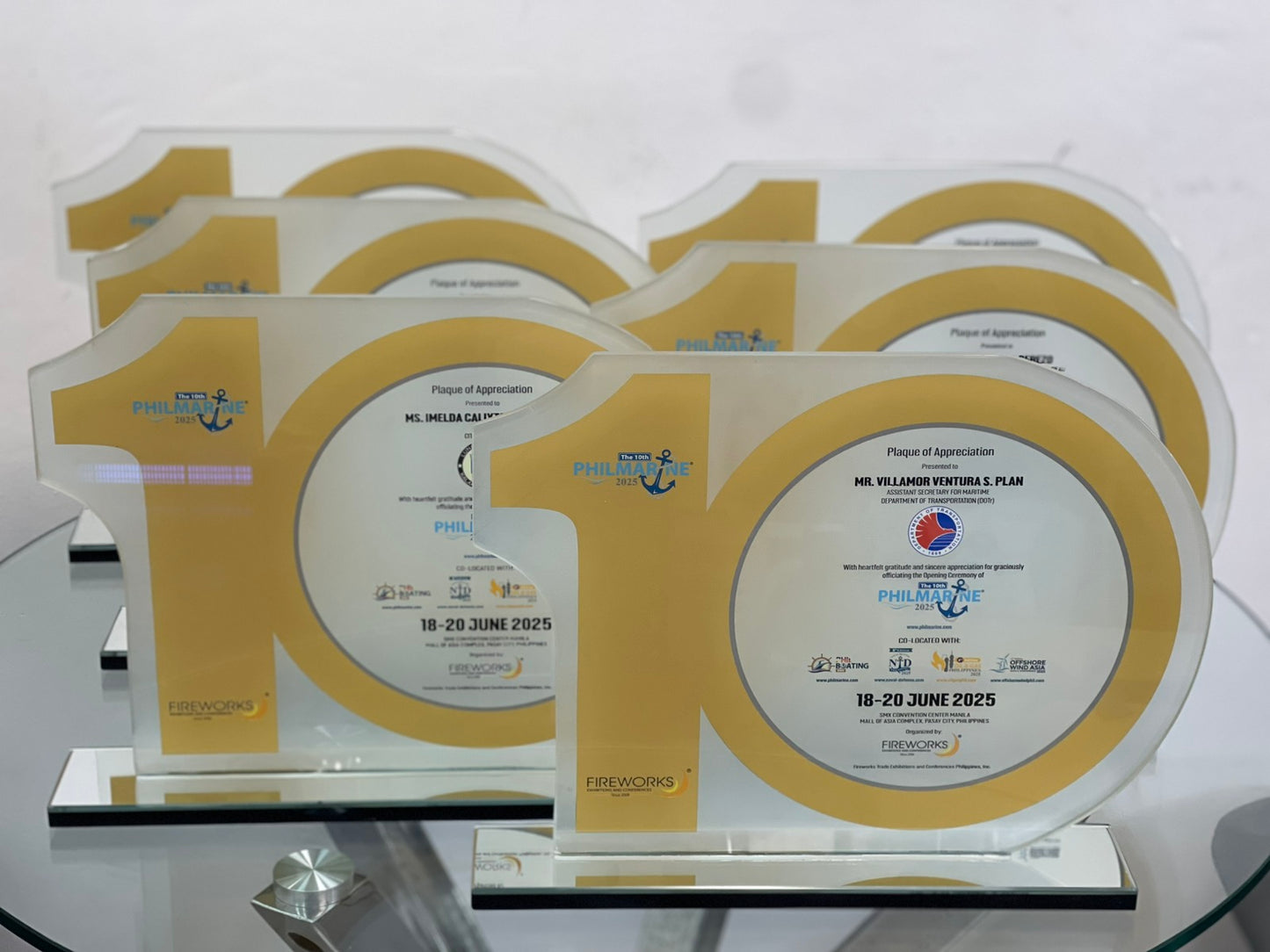 Best-Selling Glass Plaque Awards - GPA-036
