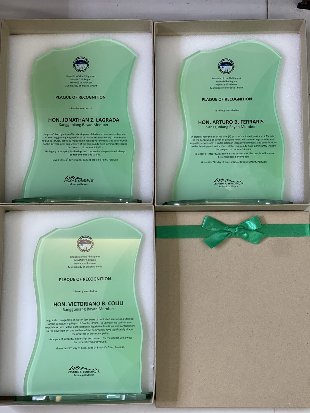 Rush Order Glass Plaque Awards - RA021