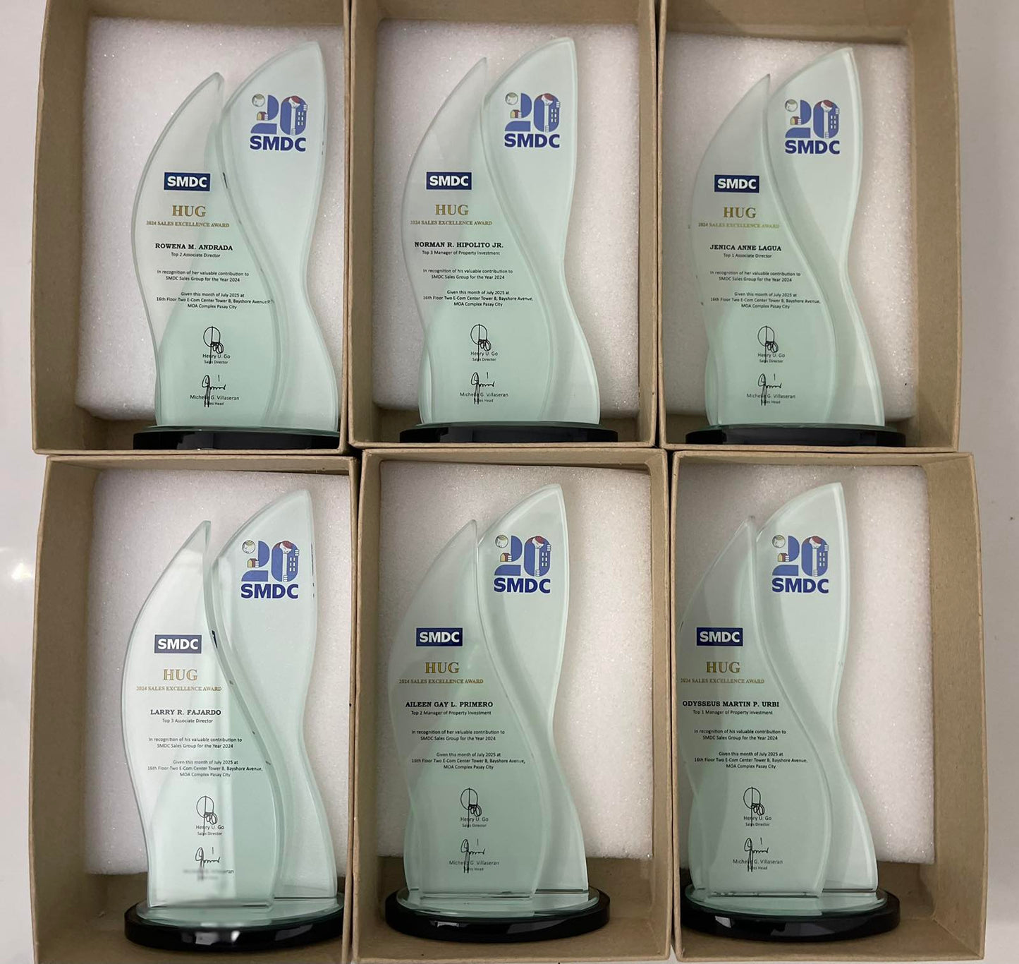 Best-Selling Glass Plaque Awards - GPA-009