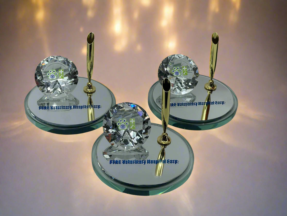 Glass Tokens & Desk Accessories - GDA-010