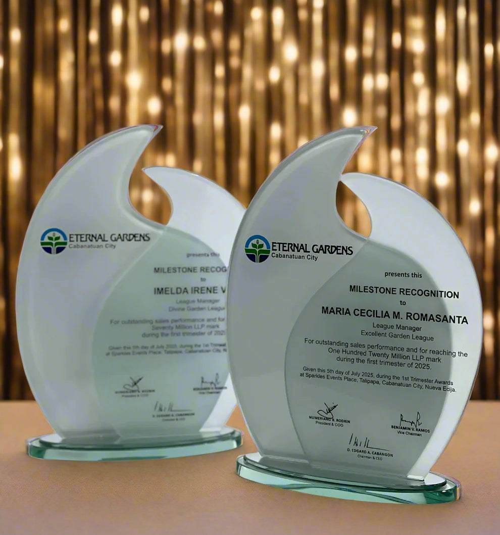 Best-Selling Glass Plaque Awards - GPA-010