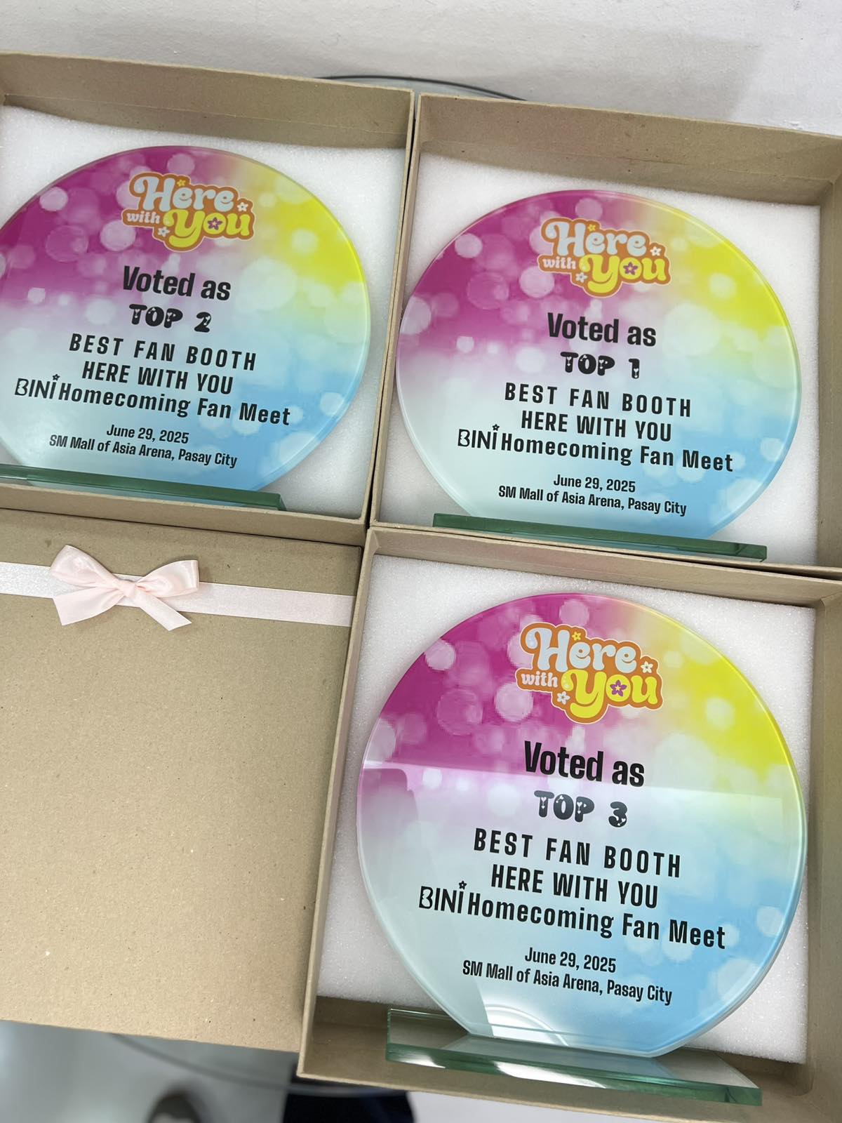 Rush Order Glass Plaque Awards - RA006
