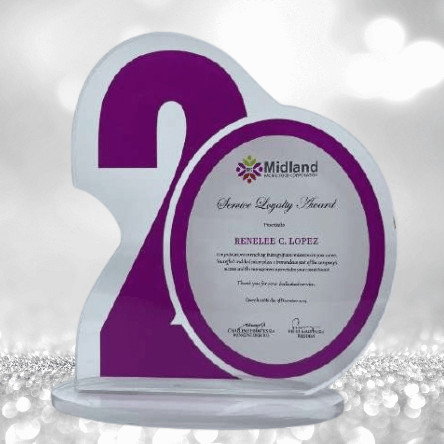 Acrylic Plaque Awards - AA-013