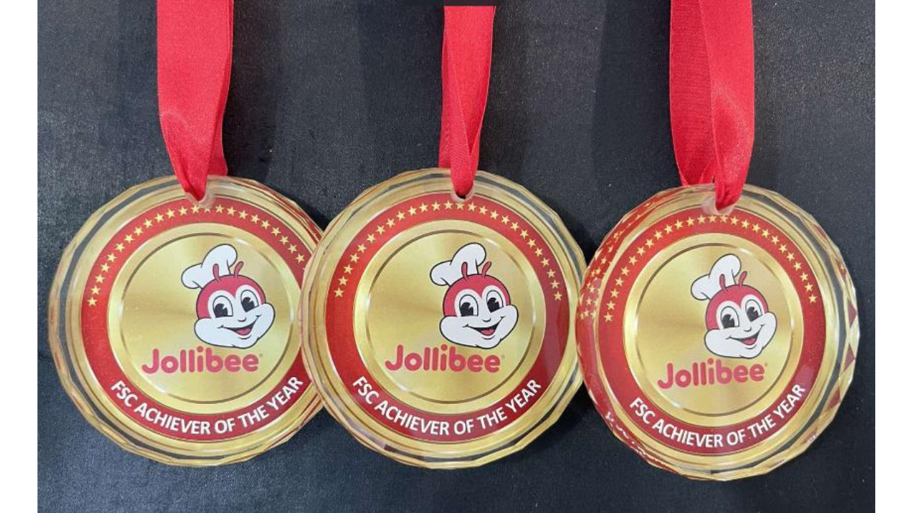 Crystal Round Medals