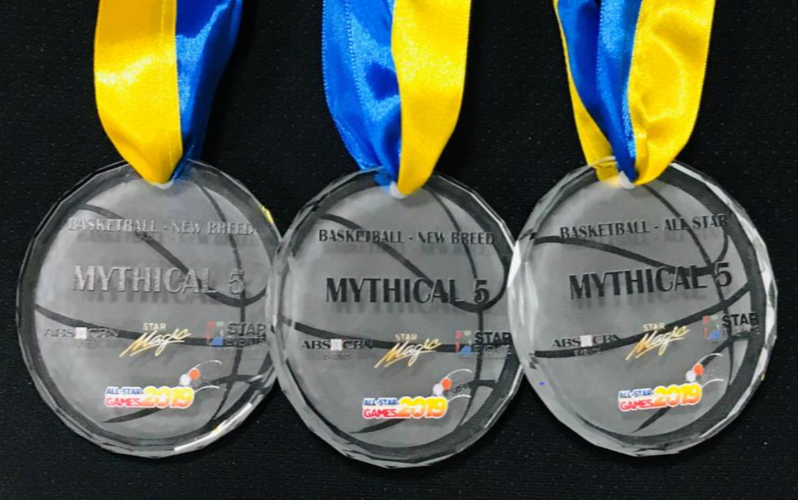 Crystal Round Medals