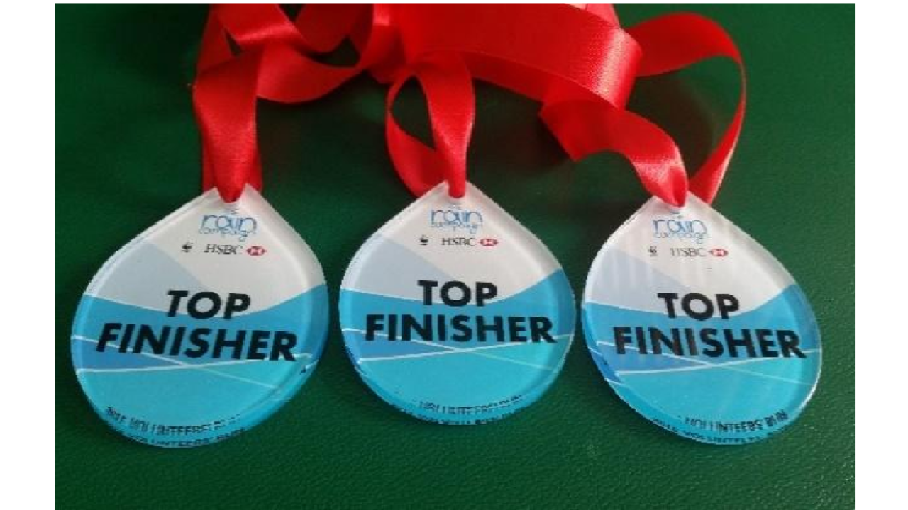 Glass Custom Shape Medals